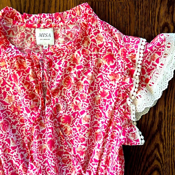 Miss Los Angeles mini ruffle sleeve sundress - Picture 2 of 3